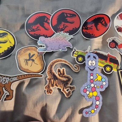Jurassic Park Stickers - Etsy