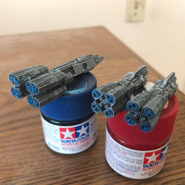 Miniatures Corvette Manticore (Lot De 2) - Jeu De Guerre Spatiale Full Thrust / Battlestar Galactica