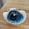 Ocean Resin Shell Ring Dish Trinket Dish Waves Engagement Gift Idea ...