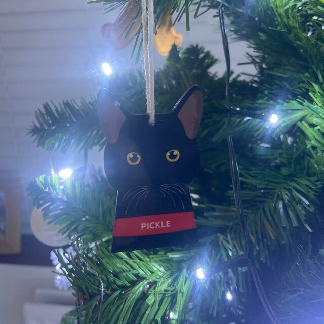 Suspension Chat Mignon 20 Décorations Noël Chat Mignon En Acrylique - Ornements Sapin - Cadeau Pour Amoureux Des Chats Gatto Natalizio