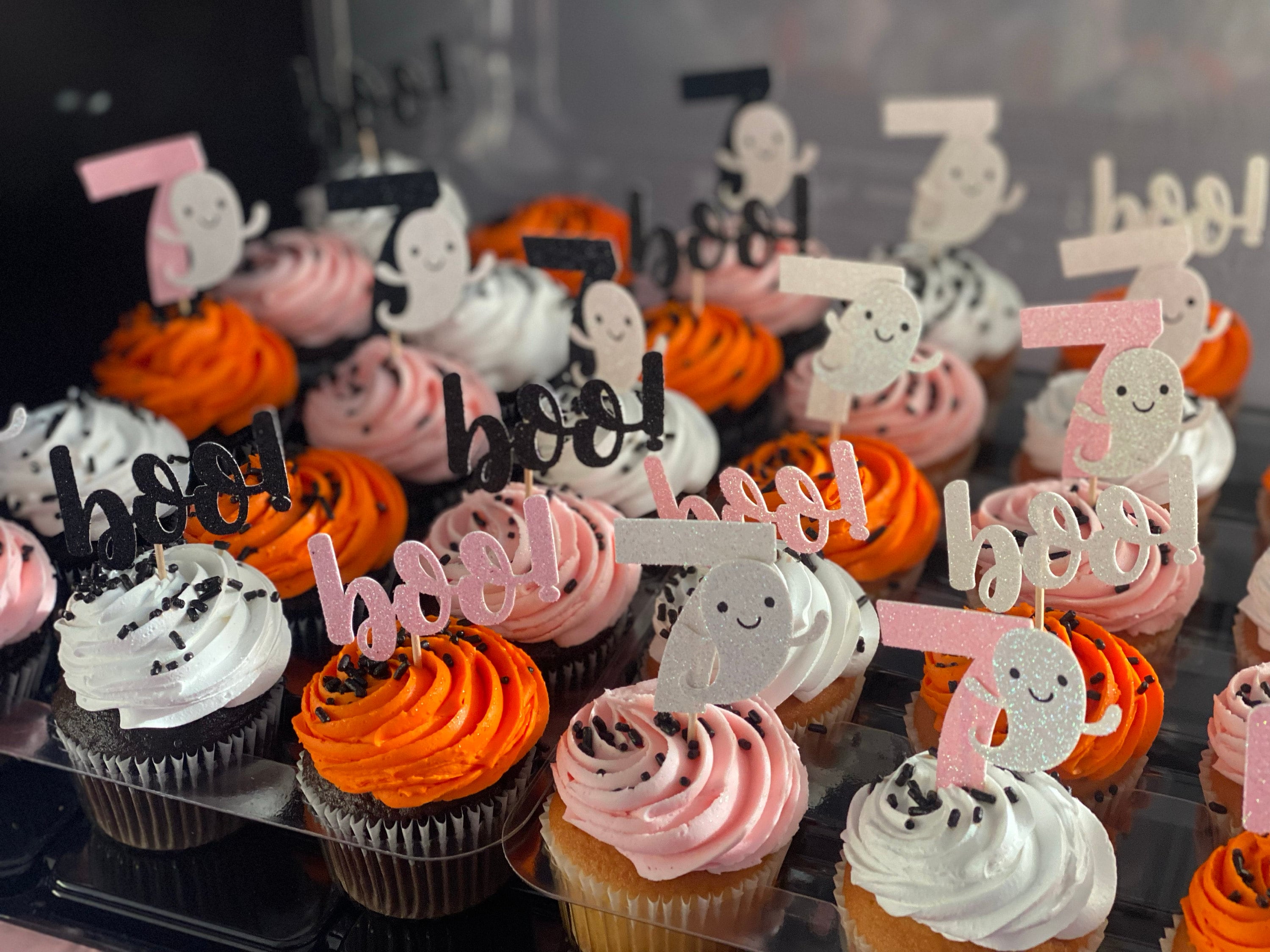 Pink Halloween Decorations. Ghost Party Straws. Pink Halloween Birthday. Ghost Birthday Decorations. Girl Halloween Birthday Decor.