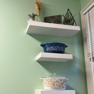 Natural White Oak Floating Shelf Custom Wood Shelves - Etsy