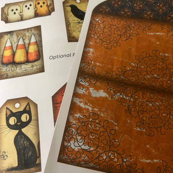 Vintage Halloween Junk Journal Kit: Retro Creepy Designs (PDF) - Etsy
