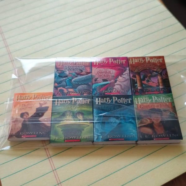Miniature Books | Tiny Books | Dollhouse Mini Books | Mini Book Set ...