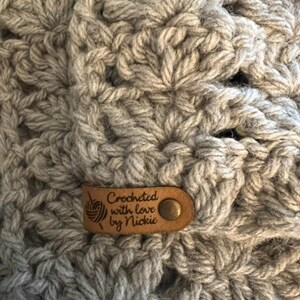 Custom Tags for Knits and Crochet Faux Leather Labels for - Etsy