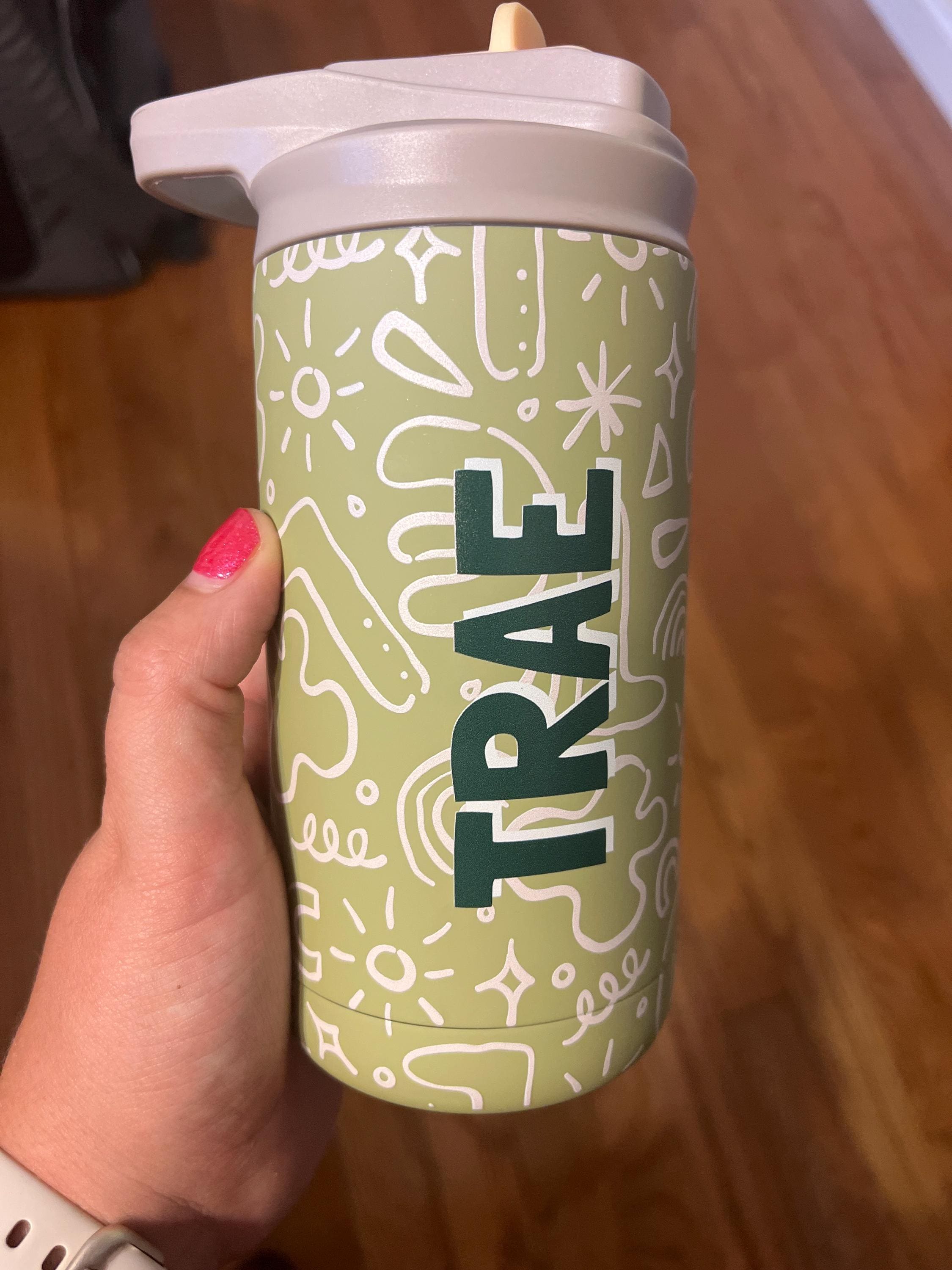 Personalized Name Water Bottle for Kids, Custom Name Stainless Steel Boy Sport Bottle, Customized Girl Insulated Tumbler, Toddler Water Cup