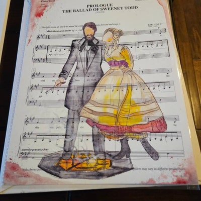 Little Shop of Horrors Sheet Music Art - Etsy