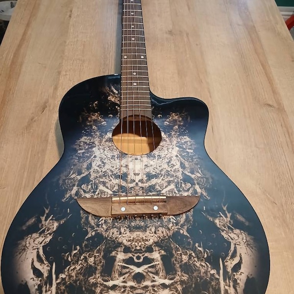 Lindo B-STOCK Koya Electric Guitar - Graphic Art Finish