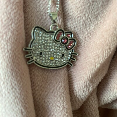Diamante Kitty Y2k Necklace Fast Shipping for Gift - Etsy
