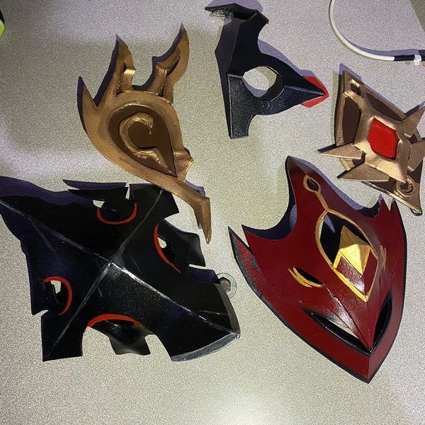 Genshin Impact Cosplay Prop - Tartaglia Childe 11th Harbringer Mask ...