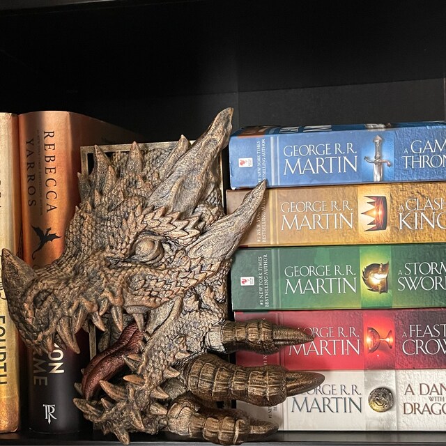 Dragon Book Nook, Tabletop Fantasy Role-playing Props, Unique