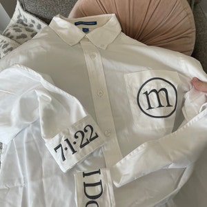 Set of 9, Bridesmaid Button Down Shirts, Bridesmaid Gift, Getting Ready ...