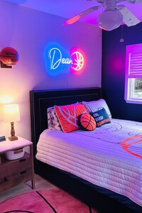 Custom Basketball Name Neon Sign, Personalized Gifts Basketball Name Sign, Basketball Room Decor,Basketball Gifts, Basketball Wall Decor