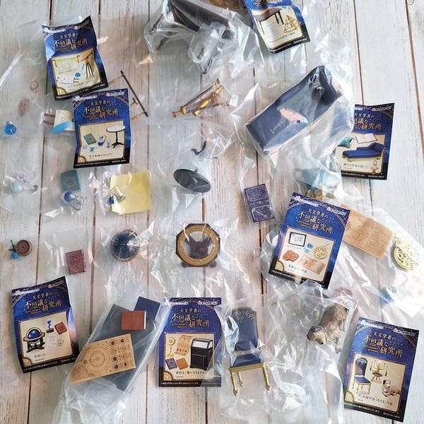 Dollhouse Miniatures Re-ment Wonderland Tea Party 2022 Tea Set Rabbit ...