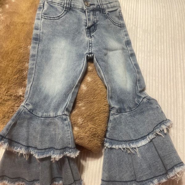 Rodeo Bell Bottom Jean in Light Denim main image 0