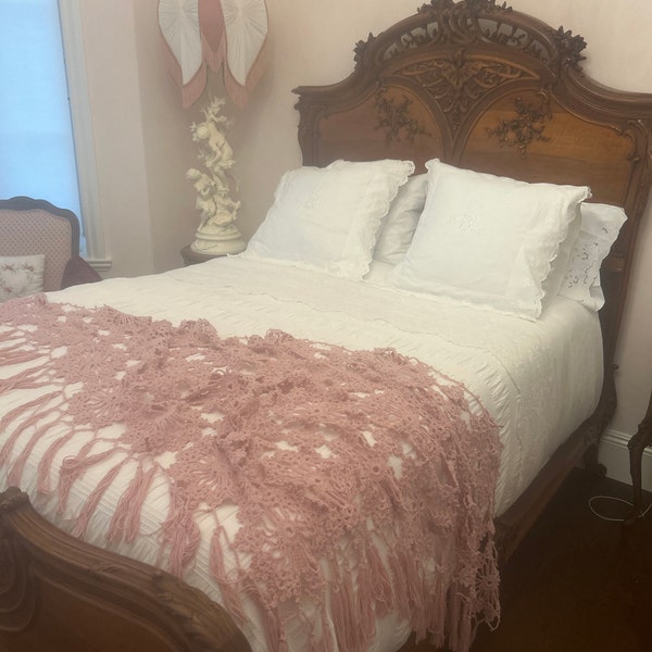 dusty rose wedding shawl