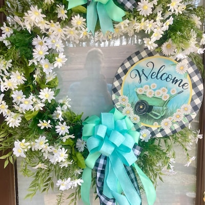 1.5 Blush Peonies Faux Linen Ribbon, Wired Ribbon, Spring Ribbon ...