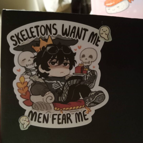 Percy Jackson - Nico Di Angelo Skeleton Sticker [PRE-ORDER] - Etsy