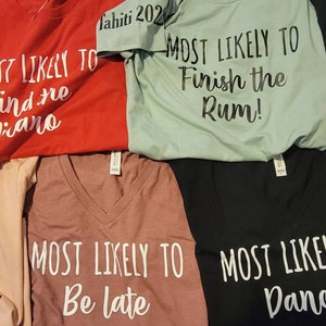 Christmas Shirt Family Christmas Shirt Most Likely to Shirt - Etsy
