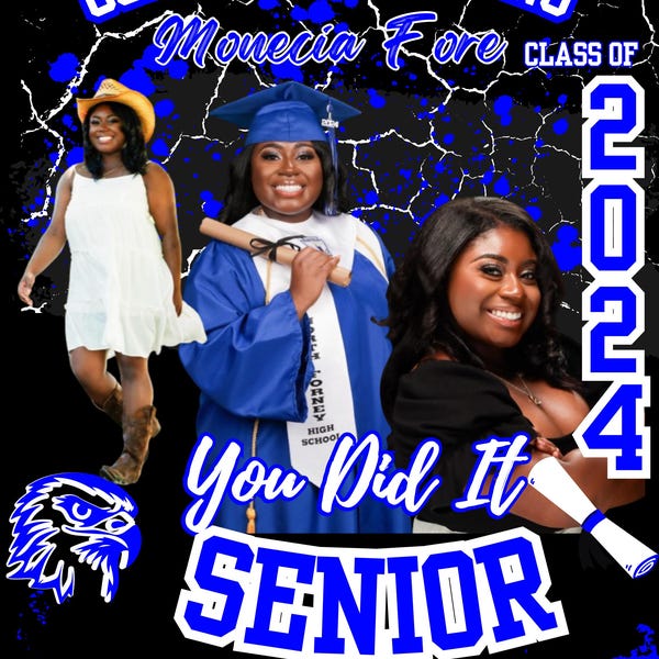 2024 Senior Grad Template - Etsy