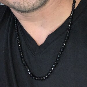 ASTROS Batter George Springer Black Necklace Natural Black Spinel Necklace 24 Inches Houston Astros Sterling Silver very Sparkly Etsy