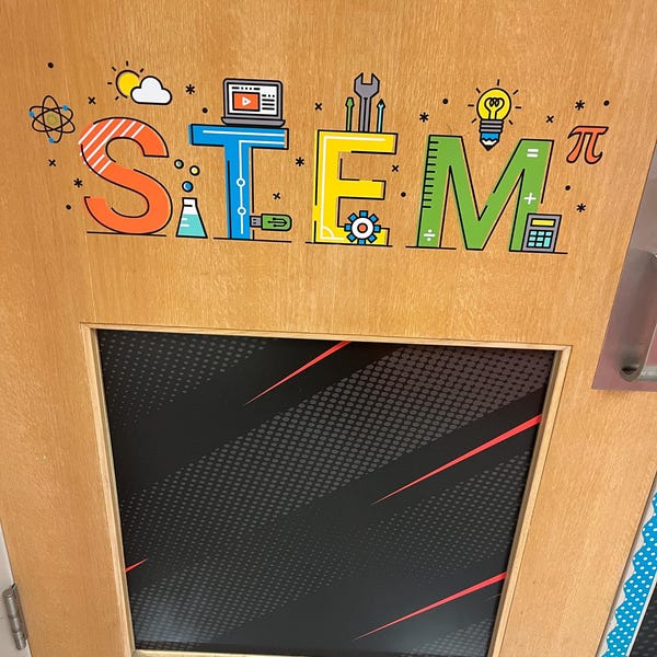 STEM Decal | Classroom Wall Art | Science Technology Engineering Math ...