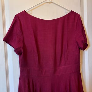 slim fit dress slacks Long Sleeve Square Neck Fit & Flare Midi Dress