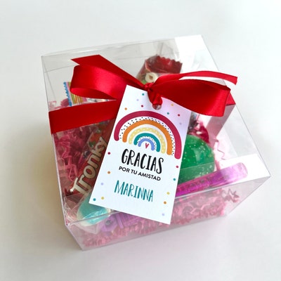 Editable Rainbow Favor Tag Rainbow Gift Tags Rainbow Thank You - Etsy