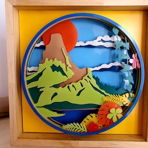 Download 3d Layered Eagle Svg Shadow box svg 3d svg laser cut files ...