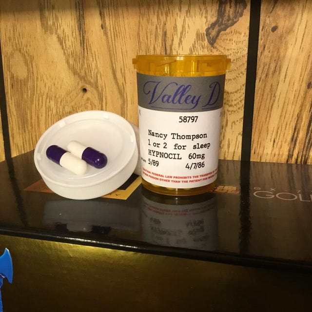 Nancy Thompson HYPNOCIL Prop Replica Pill Bottle A Nightmare