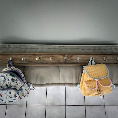 Herringbone Wall Hooks, Wood Hook Rack, Rustic Hook Rack, Farmhouse ...