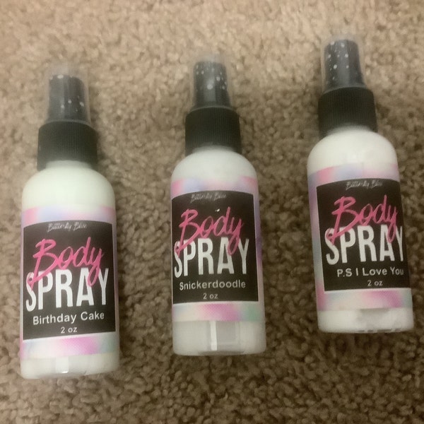Body Spray Sample Sets, Mini Body Sprays, 2 Oz Body Spray, Sample Body ...