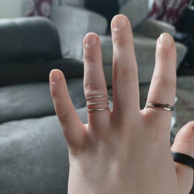 Stacking Rings, Midi Rings/ Sterling Silver/ Gold Filled - Etsy