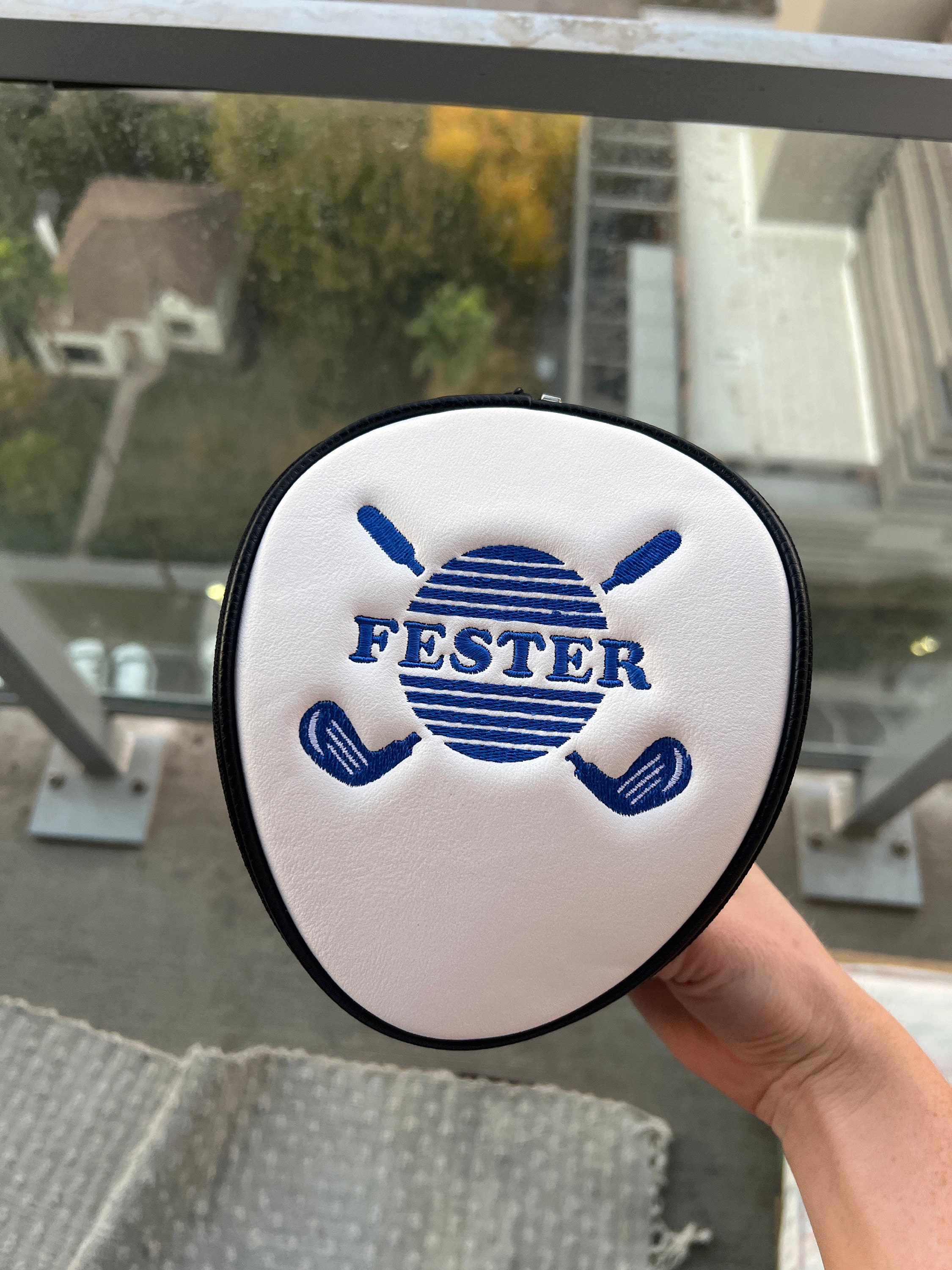 Best Dad By Par Bestickte Performance Club Hülle, personalisierte Vatertagsgeschenke, Geschenke für Papa, Golfgeschenke für Männer, Golfgeschenke