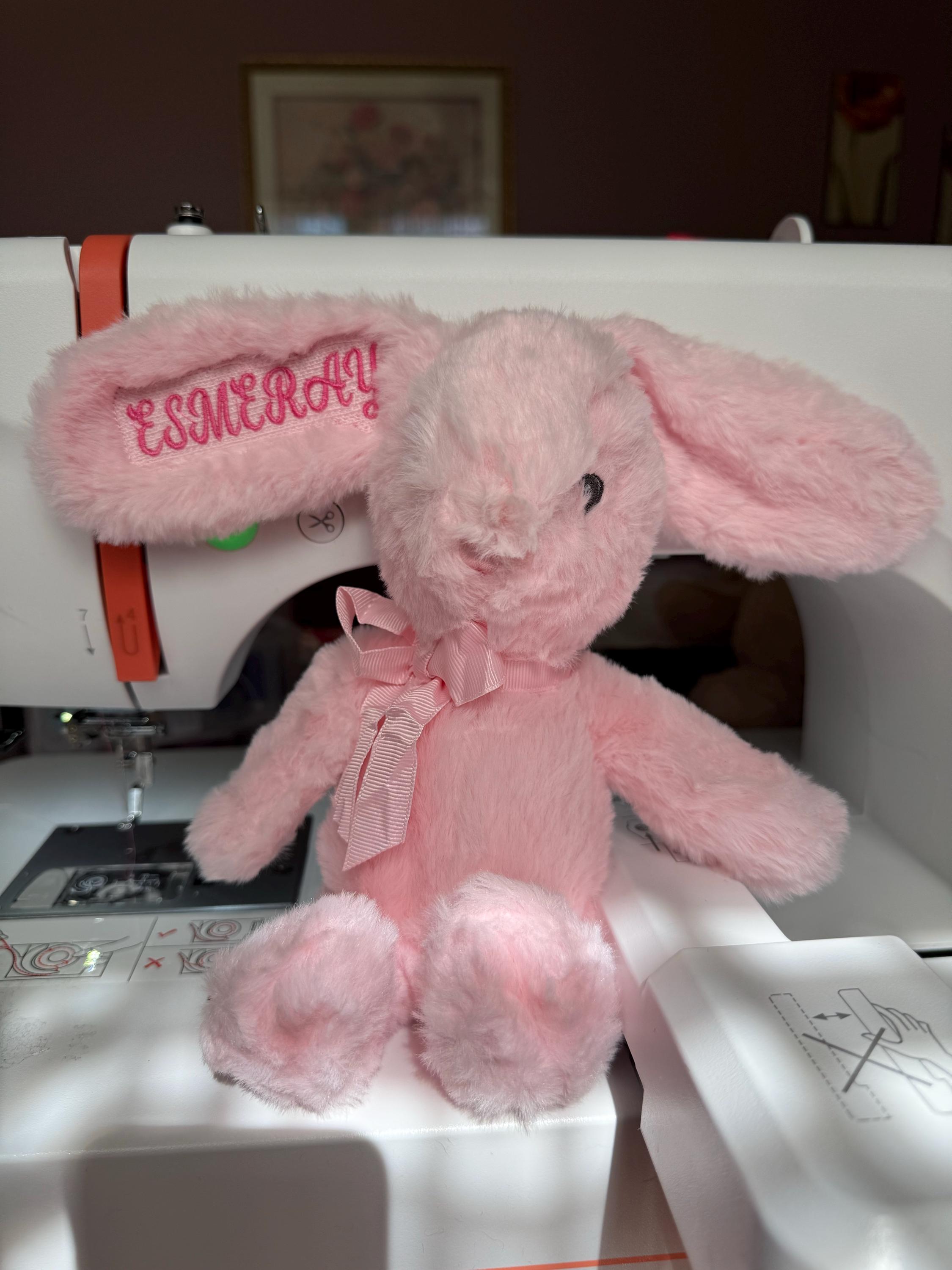 Customer photo for Katelyn - Mini embroidery font