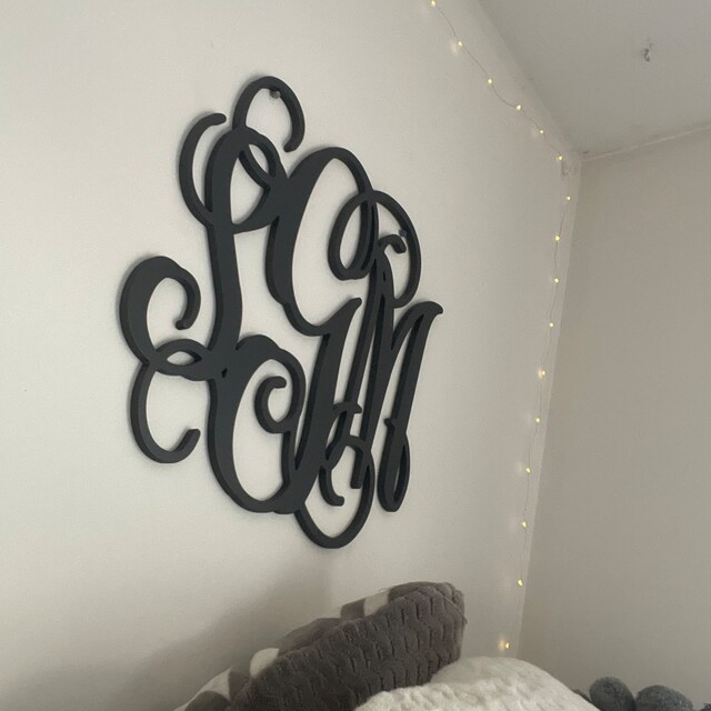 Decorative Letters for Wall, Wood Letters Wall Decor, Wooden Letters Above  Bed Initial, Dark Academia Dorm Room Decor, Custom Unique Gift 