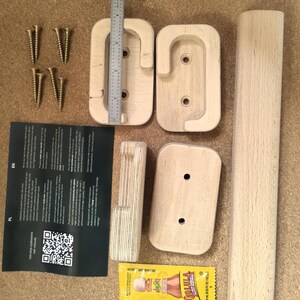 取り外し可能な木製懸垂バー：ブラケットのみ - Etsy 日本