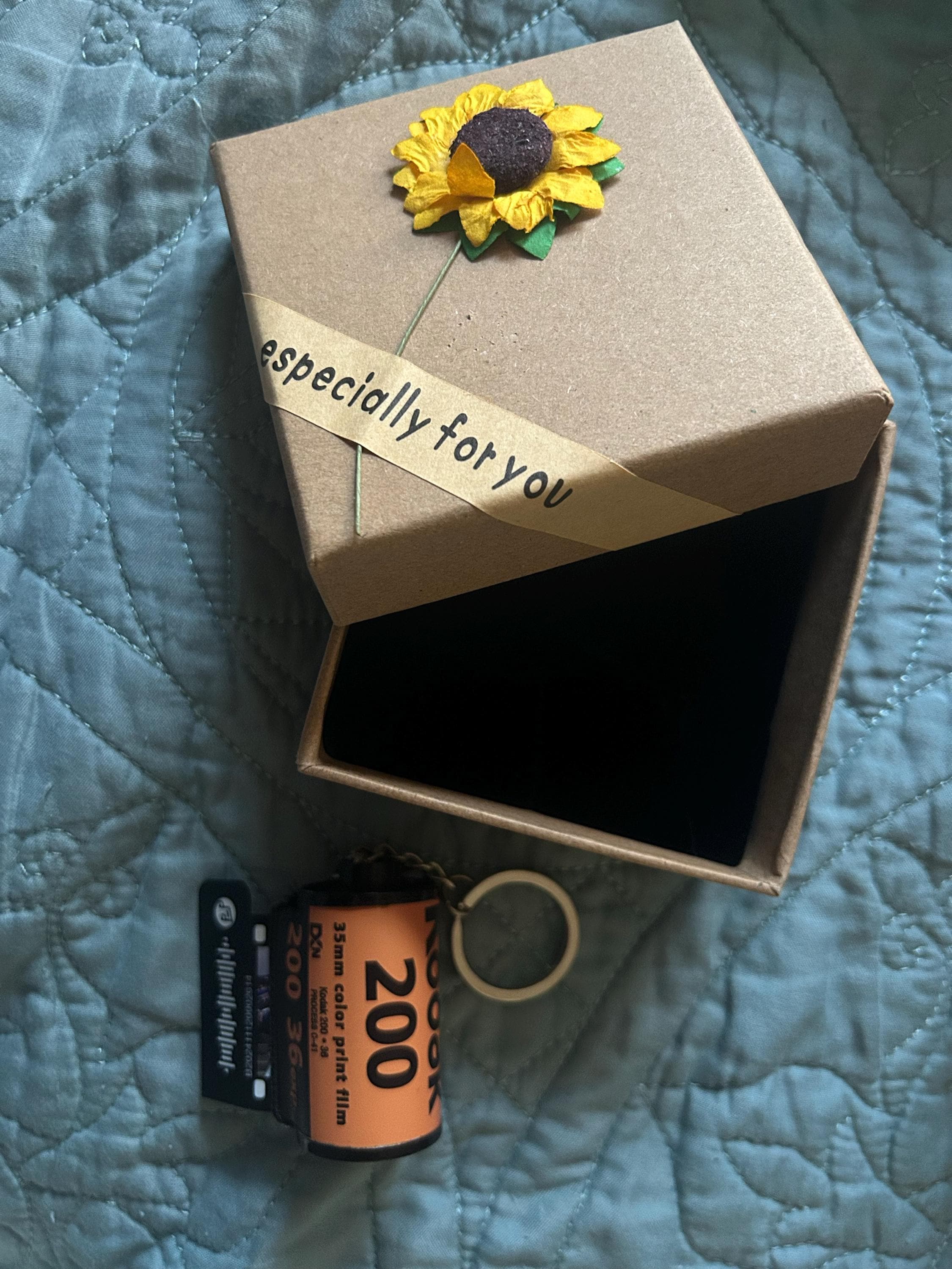 Customizable Film Photo Keychain with Music Code ,Personalize with 5-15 Photos,Camera Roll Gift,Gift for Boyfriend, Family , Memory Gift