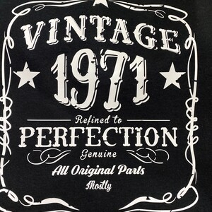 Vintage 1971 50th Birthday SVG Distressed Design (digital Download