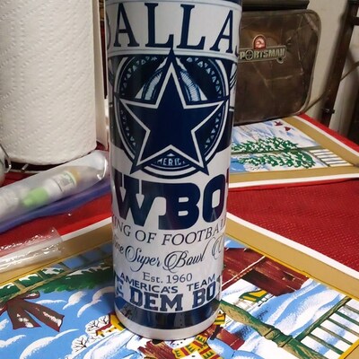 30oz THICK TUMBLER DALLAS Cowboys Sublimated : - Etsy