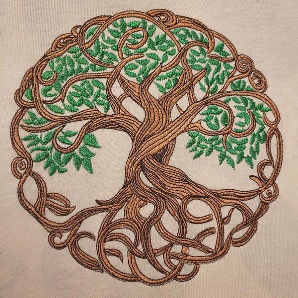 Tree of Life Machine Embroidery Design - Tree of Life Embroidery Files ...