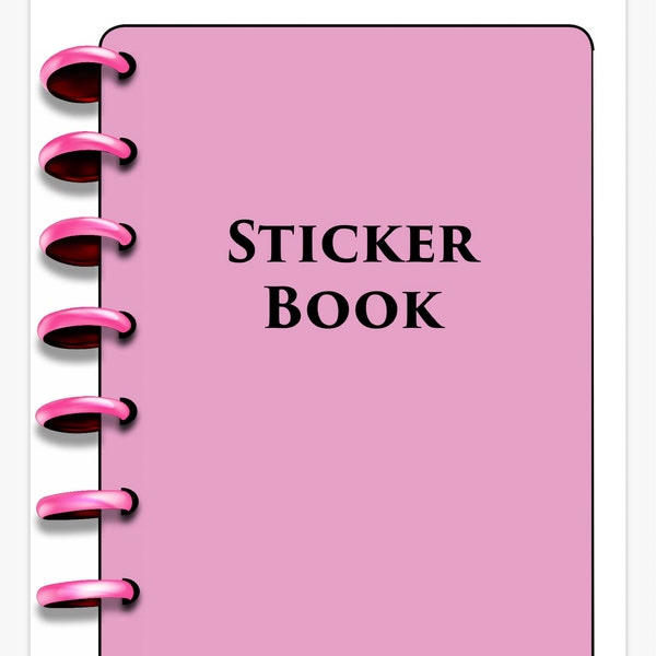 Digital Stickers Book for Sticker Album for Goodnotes, Notability ...