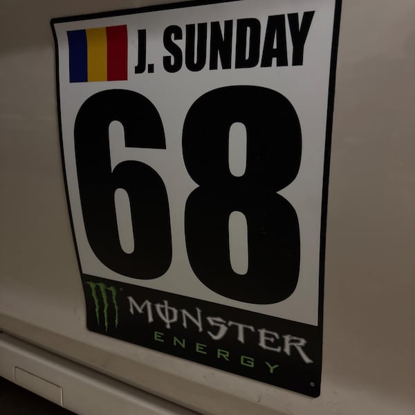 Personalized Racing Numbers Magnets Custom Track Racing Number SET (2) With Logo | Vinyl or Magnet - Etsy
