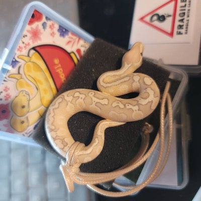 Customizable Ball Python Miniature / Figure / Sculpture / Necklace ...