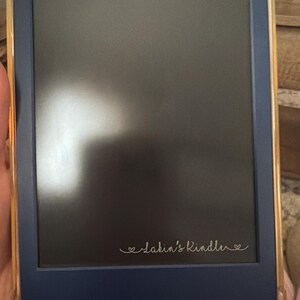 Lakin added a photo of their purchase