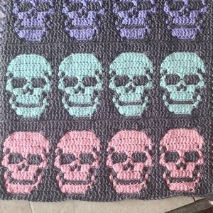 The Catacombs Pack Mosaic Crochet Skull Patterns by Sixel - Etsy