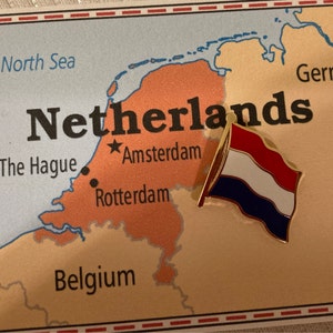 European Union & USA Flag Pin / Tie Tack / Lapel Pin / Friendship Flag