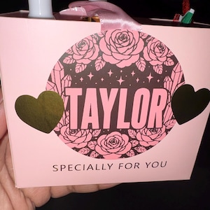 Taylor added a photo of their purchase