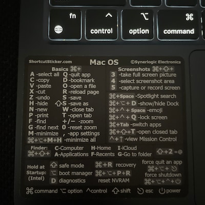 Word for Windows Pc/laptop Cheat Sheet Reference Guide Shortcut Sticker ...