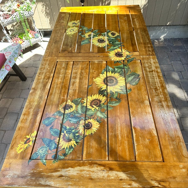 Redesign Transfert Prima SUNFLOWERS 24x35 Pouces - LIVRAISON OFFERTE - Neuf